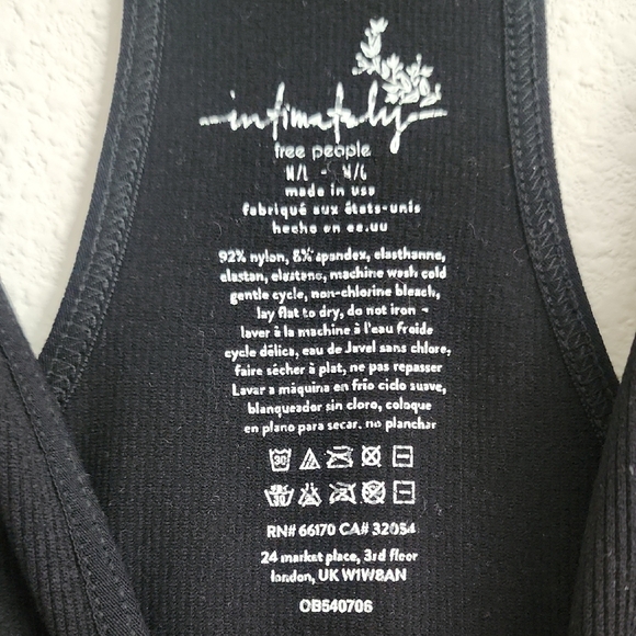 Free People Move Along Black Bodysuit - Picture 9 of 10